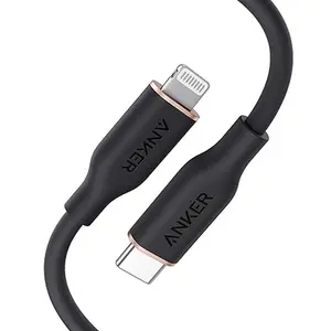 Anker PowerLine III Flow 3ft USB-C to Lightning Cable Midnight Black