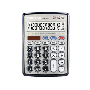 Citiplus SDC-3512 Glass Key Series Electronic Calculator