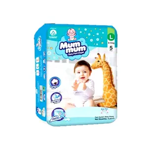 Mum Mum Soft Cotton Flexible Pants System Baby Diaper