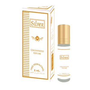 Alif Silver Fresh Citrus Musk Long Lasting Attar for Men & Women