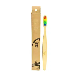 Proclean Regular AB-2043 Natural Bamboo Toothbrush Multi-Color