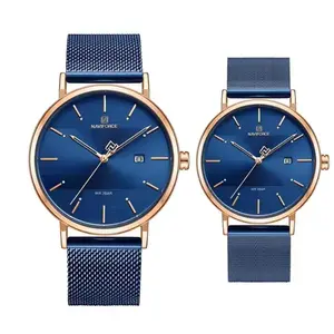 Naviforce NF3008 High Quality Stainless Steel Classic Quartz Fashion Couple's Watch - Variant 3