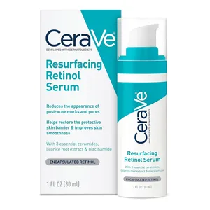 CeraVe Resurfacing Retinol Serum For Post Acne Marks, Formulated With Licorice Root Extract & Niacinamide,
