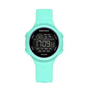 Naviforce NF7119 Comfortable Silicone Strap Trendy Sport Fashion Digital Women's Watch - Variant 4
