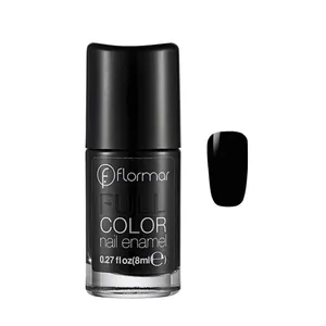 Flormar Full Color Nail Enamel FC32 Victory of Black Nail Polish