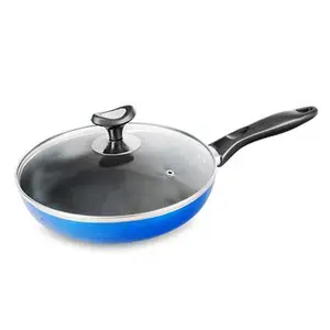 Topper 24 Cm Nonstick Elegant Fry Pan With Lid Multicolor