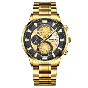 Nibosi 2382 Luxury Stainless Steel Waterproof Men's Watch