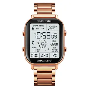SKMEI 1888 Stainless Steel Calorie Mileage Digital Sporty Men's Watch - Variant 3