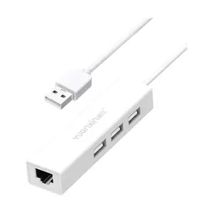 Yuanxin X-2562 Tri USB & White Multi-Interface HUB Lan Adapters