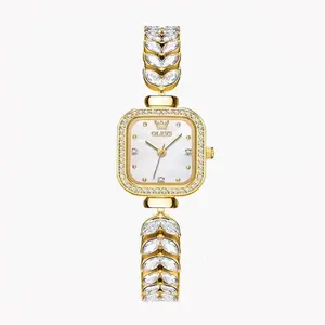 Olevs 9987 New Quartz Daimond Mermaid Stainless Steel Wrist-Watche - Variant 3