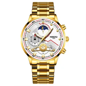 Nibosi 2503 High Quality Stainless Steel Multifunctional Classic Men's Watch