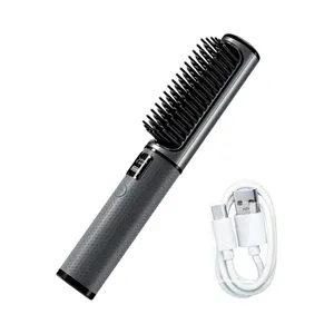 HOCO DAR34 Mini Hair Straightener Comb Portable Hair Styler Brush