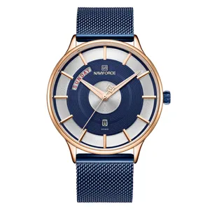 Naviforce NF3007 Luxury Stainless Steel Sports Men's Watch - Variant 1