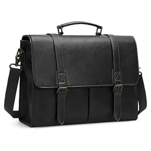 RAINSMORE Men Vintage Leather Waterproof Multicategory Office Bag - Variant 2