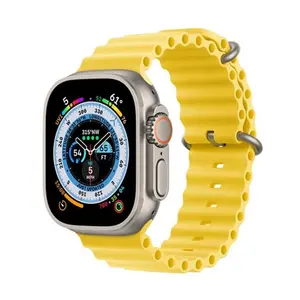 Apple Watch Ultra Titanium Case Ocean Band GPS + Cellular Smartwatch - Variant 3