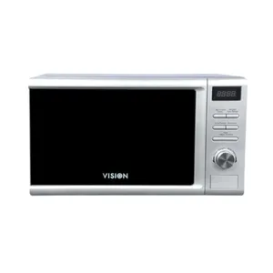 VISION RAC E5 20 Liter Silver 700W Grill Digital Microwave Oven