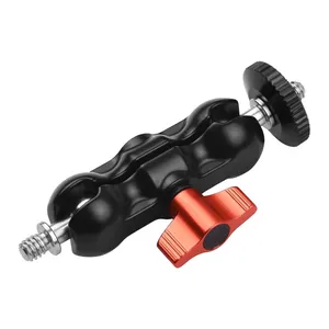 Magic Arm Dual 1/4" Head Mount Super Clamp for Hotshoe Monitor Rig