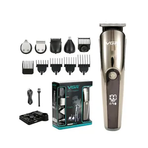 VGR V-107 Professional 11 in1 Grooming Kit Fully Waterproof Trimmer