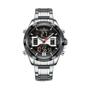 Naviforce NF9201 High Quality Stainless Steel Dual Movement Sport Fashion Men's Watch - Variant 2