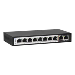 D-Link DGS-1010P-E 8GE PoE+ 2GE Uplink 250m PoE Switch