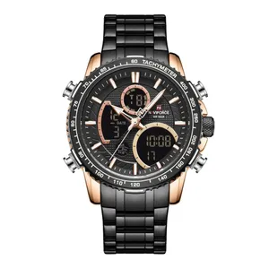 Naviforce NF9182 Luxurious Strainless Steel Chronograph Men's Watch - Variant 1