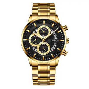 Nibosi 2369 Multifunction Stainless Steel Fashionable Men Watch - Variant 2