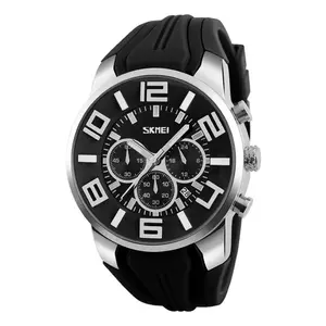 SKMEI 9128 PU Leather Analog Stylish Sporty Men's Watch