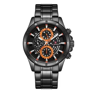 Naviforce NF9150 Luxury Steel Quartz Waterproof Sport Men's Watch - Variant 3
