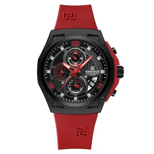 NAVIFORCE NF8051T Luxury Silicone Band Quartz Men's Watch - Variant 3