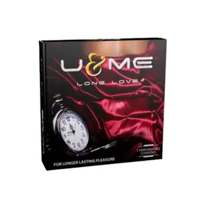 U & ME Long Love Condom Extra Sharp Dotted 4.5% Benzocaine Lubricated Vanilla Scented