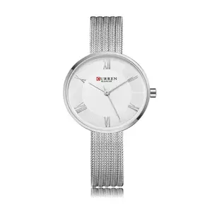 CURREN 9020 Mesh Stainless Steel Analog Watch For Women