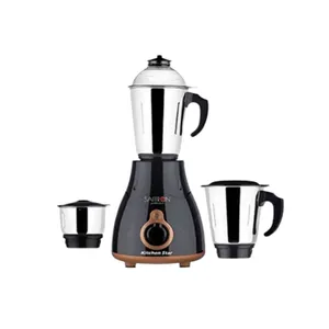 Saffron Kitchen Star 750W 3 Jars Mixer Grinder (Metallic Black)
