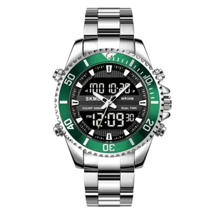 Skmei 1850 Dual Movement Waterproof Multifunction Men's Watch