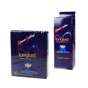 KamaSutra LongLast Extended Pleasure Climax Delay Condom 3’s Pack