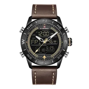Naviforce NF9144 Luxurious Leather Waterproof Quartz Men's Watch - Variant 3