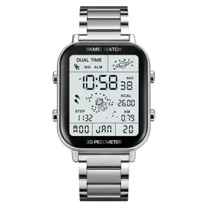 SKMEI 1888 Stainless Steel Calorie Mileage Digital Sporty Men's Watch - Variant 4