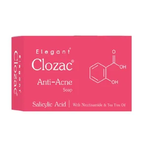 Clozac Anti Acne Soap with Nicotinamide & Tea Tree Oil – 75g 