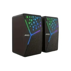 Jedel S-554 3Wx2 RGB USB Speaker with Dynamic Lights 