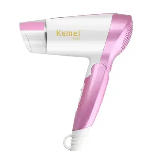 Kemei KM-6833 1600W Foldable Hair Dryer for Women