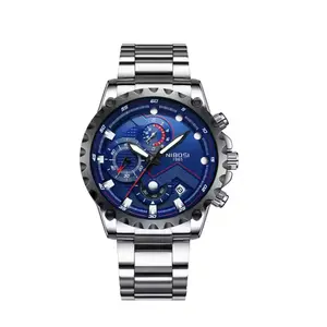 Nibosi 2322 Stylish Stainless Steel & Chronograph Men Watch