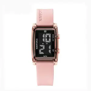 Naviforce NF7118 Comfortable Silicone Starp Digital Fashion Women's Watch - Variant 4