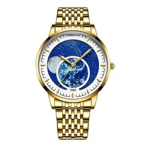 Nibosi 2539 New Sky Stars Design Stainless Steel Analog Men's Watch - Variant 1