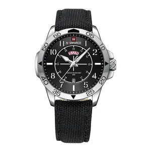 NAVIFORCE NF9204N Nylon Strap Waterproof Quartz Men’s Sport Watch
