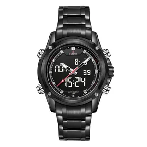 NAVIFORCE NF9050 Stainless Steel Dual Time Wrist Men's Watch - Variant 2