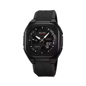 SKMEI 2328 Dual Movement Rubber Strap Sporty Men’s Watch