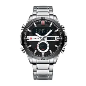 Curren 8384 Stainless Steel Dual Movement Men's Watch - Variant 2