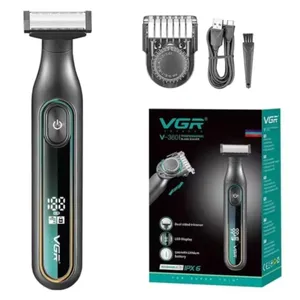 VGR V-360 Professional Blade Shaver with Dual-Sided Trimmer