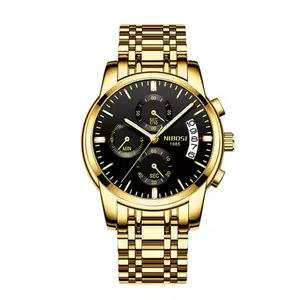 Nibosi 2353 Stylish Stainless Steel Strap & Waterproof Men's Watch