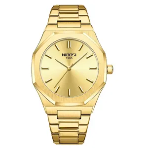 Nibosi 2520 Polygon Waterproof & Stainless Steel Strap Men's Watch