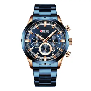 Curren 8355 High Quality Stainless Steel Chronograph Men's Watch - Variant 3